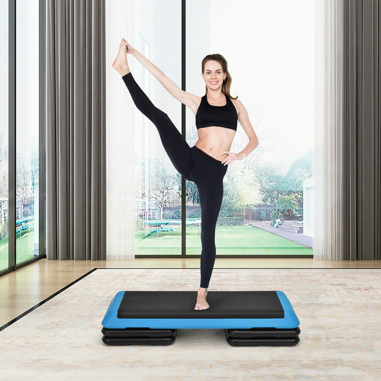 ブーティ AEROBICS Costway Fitness Aerobic Step Cardio Adjust 4'' - 6'' - 8