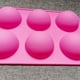 thumbnail image 5 of Advancent Molde para hornear pudín de 6 cavidades, molde para hornear en forma de media bola, magdalenas, magdalenas, cubitos de hielo, molde de silicona, Herramientas y accesorios para hornear PC 1 Advancent HA001607-00, 5 of 6