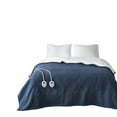thumbnail image 2 of Serta Polyester and Cotton Fleece to Sherpa Heated Blanket ST54-0100, 2 of 11