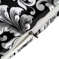 thumbnail image 4 of HAHDAXIA Vintage Flower Pattern Bedding Solid Comforter Set for All Seasons,3 Pieces(1 Comforter+2 Pillowcases),Soft Microfiber Bedding Set King(90"x90"), 4 of 7