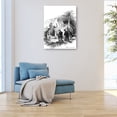 thumbnail image 2 of Cuadro Decorativo - Campamento Stonewall Jackson Jr  Impresión en canvas, estrechado., 2 of 2