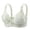 Light Green, variant on Strapless Wireless Bra â Minimizer Fit for Plus Size Women Large Sized Thin Comfortable Breathable Back Hugging Sagging Front Buttoned Vest Bra for Women 46