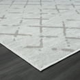 thumbnail image 6 of LR Home Carmen 7'9" x 9'9" Gray Geometric Stain Resistant Indoor Area Rug, 6 of 9
