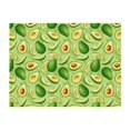 thumbnail image 4 of KLL Green Avocado Print Fleece Throw Blanket, Horizontal Fleece Bedding Cute Soft Blankets Comfy Fleece Flannel Plush Home Decor for Couch & Bed -80"x60", 4 of 9