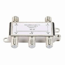 5-2400MHz 4 Way for HD Digital Coax Cable Splitter 4 Channel Satellite/Antenna T