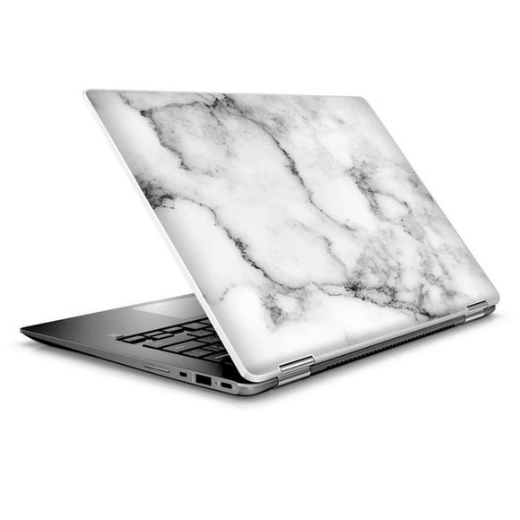 Laptop Notebook Skin Vinyl Sticker Cover Decal for 14" HP 2 in 1 Touchscreen Chromebook x360 - Grey and White Marble Panel