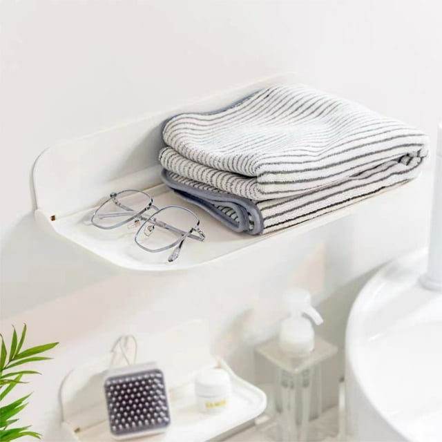 Wall Shelf Place Clothing Storage Folding Rack