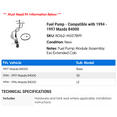 thumbnail image 2 of Fuel Pump - Compatible with 1994 - 1997 Mazda B4000 1995 1996, 2 of 2