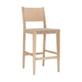 thumbnail image 1 of Tabouret de bar Parisi, Naturel (Lot de 2), 1 of 8