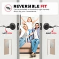 thumbnail image 2 of Honeywell 8106402 Levier de Porte Wave Privacy, Bronze Huilé, 2 of 8