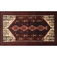 thumbnail image 1 of Ahgly Company Machine Washable Indoor Rectangle Traditional Brown Area Rugs, 7' x 10', 1 of 7