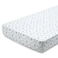 thumbnail image 5 of Delta Children Fitted Crib Sheets for Girls and Boys - 100% Organic Cotton Crib Sheet for Standard Crib and Toddler Mattresses - 28x52 Inch - GOTS Certified (Pack of 2), Blue Botanicals, 5 of 15