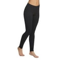 thumbnail image 4 of Felina Velvety Super Soft Lightweight Leggings 2-Pack - For Women - Yoga Pants, Workout Clothes (Black, XX-Large), 4 of 6