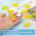 thumbnail image 4 of Uxcell 10Pcs Resin Yellow Orange Slices Charms, Cute Fruit Charms Pendants 3D Imitation Food Fruit Beads Bulk for DIY Jewelry Making, 4 of 6