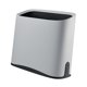 thumbnail image 4 of Papelera, cubo de basura, papelera, contenedor, cesta, papelera para cocina, dormitorio, lavandería, cuarto de bebé, debajo del escritorio Gris, 4 of 8