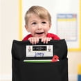 thumbnail image 4 of Seat Sack Student Chair Storage Pocket - 17", Single Pocket, Classroom Organizer for Student Desks, Durable Over-the-Chair Storage, Black, 1-Pack, 4 of 9