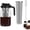 Black 32 oz, variant on Cold Brew Coffee Maker, 64OZ Wide Mouth Mason Jar Pitcher with Stainless Steel Filter,Iced Coffee Maker With Handle & Stainless Steel Filter for Iced Coffee,Iced Tea,Fruit Drinks,Lemonade