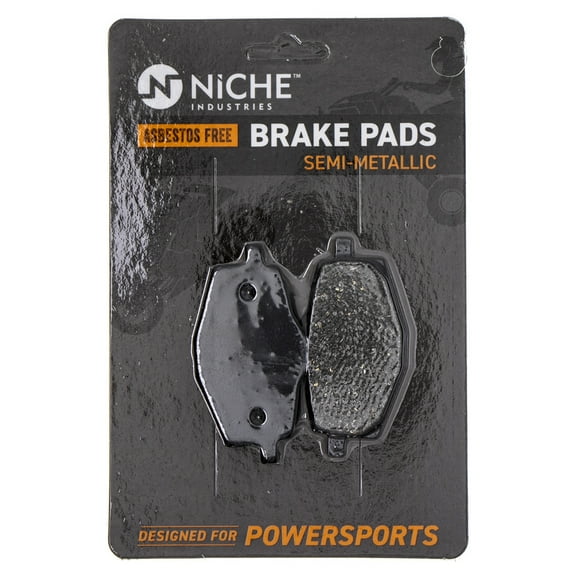 Niche Front Brake Pad Set for Yamaha XT225 Semi-Metallic Motorcycle 519-KPA2456D