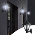 thumbnail image 1 of Teissuly 1 Pack Solar Wall Lanterns Outdoor Waterproof Solar Powered Sconce Lights Wall Mount Vintage Outdoor Wall Lantern Lamp For Garden Patio Garage Front Door Teissuly WER202312143634, 1 of 6