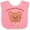 Pink and White, variant on Inktastic I Love My Grandpa Cute Baby Bear Boys or Girls Baby Bib