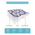 thumbnail image 5 of Quilts King Size Bedding Set, Purple Boho Lightweight Quilted Comforter, Vintage Classic Bohemia Flower Textured Soft Reversible Bedspread Coverlet with Pillow Covers for All Season, 96" x 106", 5 of 7