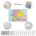 thumbnail image 2 of Senegal Map Posters Canvas Poster Wall Art Picture Prints Hanging Photo Gift Decor Home Posters Artworks 24x36inch(60x90cm), 2 of 6