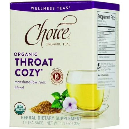Choice Organic Teas - Organic Throat Cozy Tea - 16