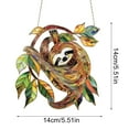 Black and Friday Deal 2024!New Sloth 2D Acrylic Window Hangings Home