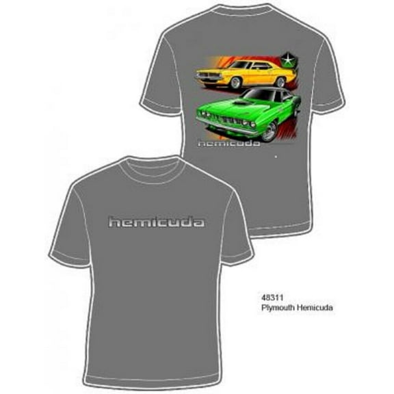 Plymouth Hemi Cuda Mens T Shirt Licensed Hot Rod Mopar