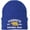 Royal Blue, variant on Yosemite National Park Embroidered Beanie | Bear Logo Winter Knit 100% Acrylic Hat for Hiking Camping (Maroon)