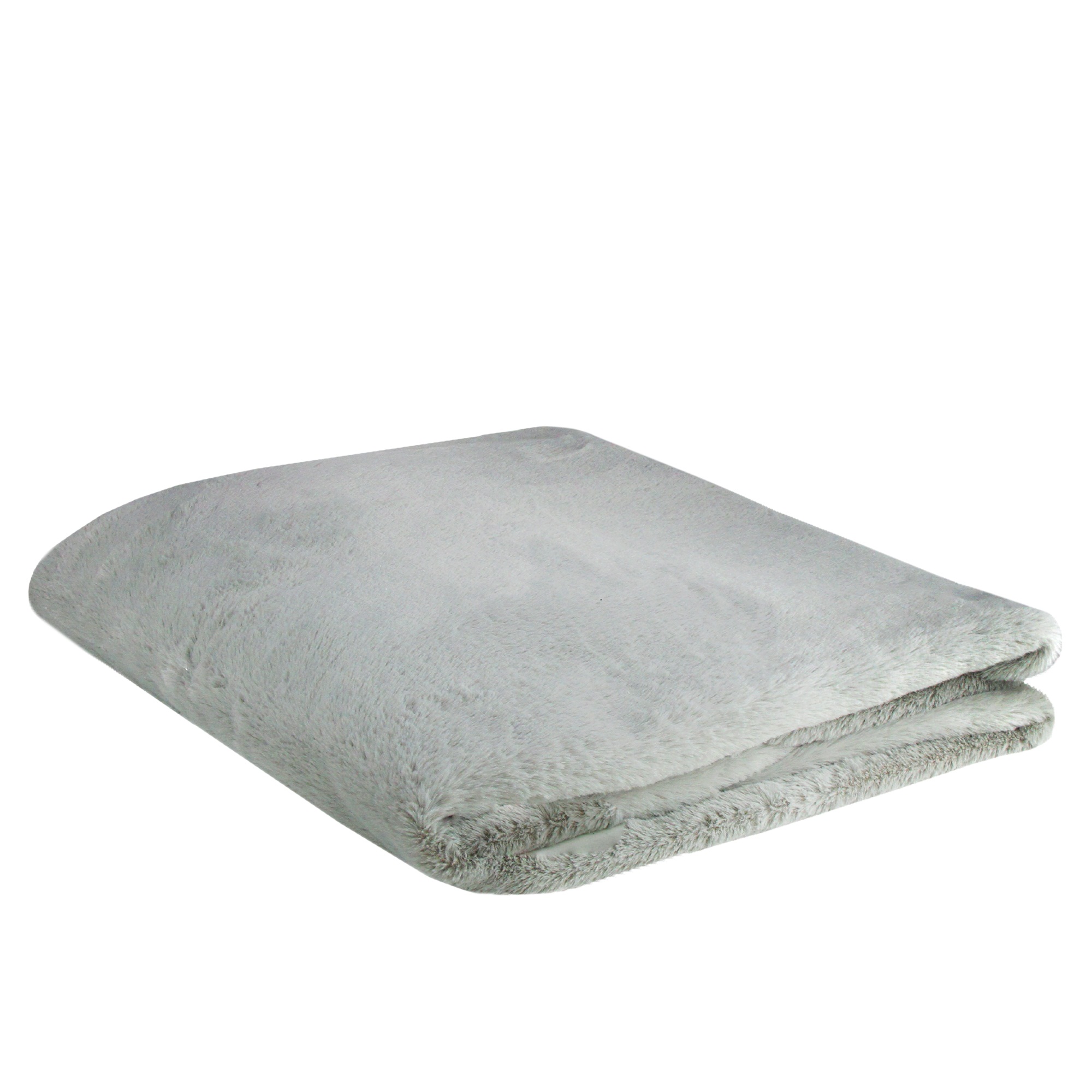 Gray Contemporary Rectangular Throw Blanket 50" x 60"