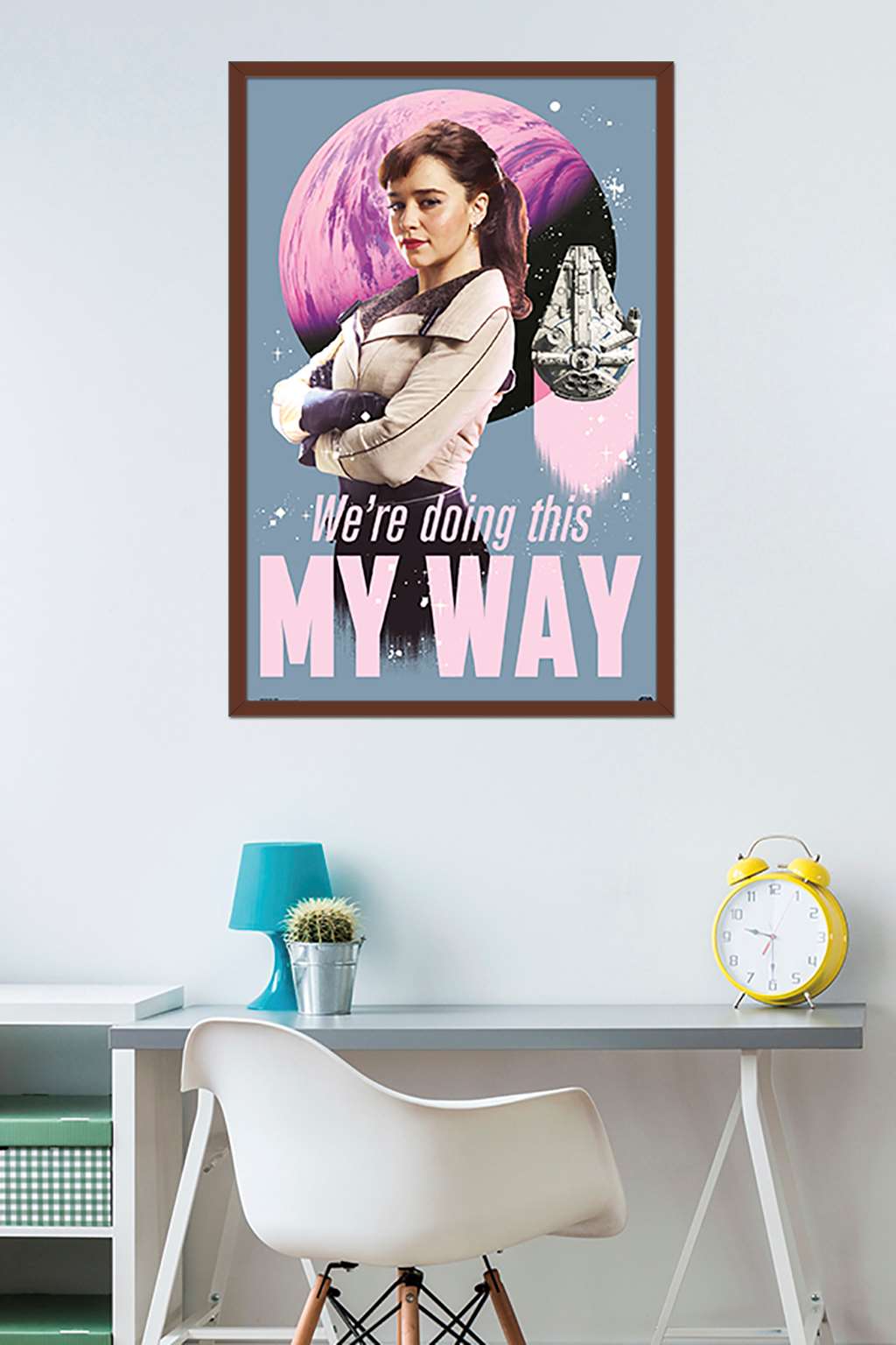 Star Wars: Solo - Qi'Ra Wall Poster, 22.375" x 34", Framed