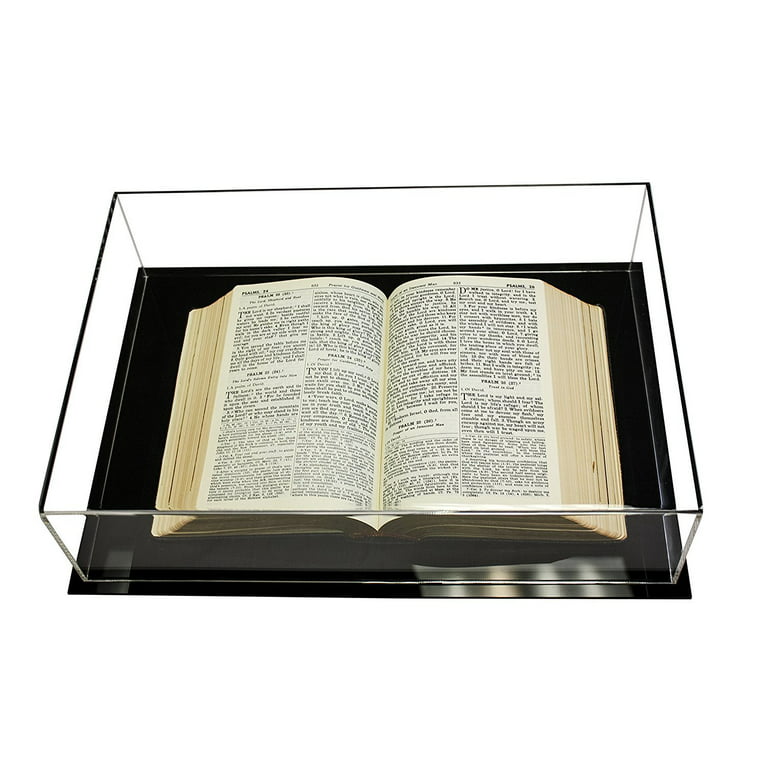 Deluxe Clear Acrylic Book Stamp or Coin Collection Display Case A029-A
