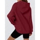 thumbnail image 5 of Sudaderas con Capucha de Gran Tamaño para Mujer, Sudaderas Cómodas, Conjuntos de Moda de Otoño, Blusas Casuales, Ropa de . Vino Tinto L, 5 of 6