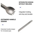 thumbnail image 4 of Camping Titanium Spork Spoon Outdoor Lightweight Fork Tableware Portable Picnic Hiking Travelling Ultralight Dinnerware WSTT-111, 4 of 5