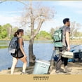 thumbnail image 6 of ARROWHEAD OUTDOOR Multi-Function 3-in-1 Compact Fishing Chair: Backpack, Stool & Insulated Cooler, Forest Green, 6 of 10