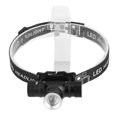 thumbnail image 1 of Linterna frontal LED superbrillante con zoom recargable por USB para acampar, pescar y hacer senderismo, 1 of 8