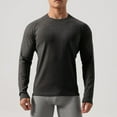 thumbnail image 4 of LIaqionyy Men's Thermal Underwear Top Base Layer Crewneck Long Sleeve Shirt Cold Weather Undershirt Winter Tops, 4 of 7