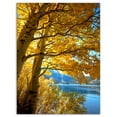 thumbnail image 2 of Bright Yellow Autumn Tree - Oversized Landscape Canvas Art, 2 of 3