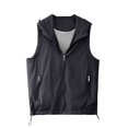 thumbnail image 6 of Hooded Vest for Women Sleeveless Zip up Lightweight Breathable Shirts with Pocket, Flattering Fit Layering Vest QURATI, 6 of 6