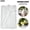 B, variant on Kiplyki Individually Packaged White Plastic Flexible Straw Kitchen Dining Room