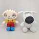 thumbnail image 2 of Piezas Juguete de Peluche de La Familia Guía, Incluye Stewie y Brian Griffin, Muñeca de Peluche 9 Pulgadas, Regalos para Niños y Fans de La Familia Guía (Stewie y Brian), 2 of 3