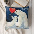 thumbnail image 3 of YINGXI Me and My Mom Pillow Cover, Mother Bear and Throw Pillow Cover, Meaningful Gifts for Mom, ,, Ideas for Mom Flannel Pillow Covers 24x24in, 3 of 5
