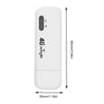 thumbnail image 4 of 4G WiFi Dongle 150Mbps Router Mobile Hotspot (UF910-U5 Asia Version) Blanco, 4 of 4