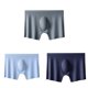 thumbnail image 1 of Bóxers de verano para hombre, ropa interior Sexy sin costuras de seda helada, calzoncillos masculinos, bragas transpirables ultrafinas, 3 uds., 1 of 5