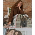 thumbnail image 4 of Personalised Blanket Custom with Picture Text Throw Blanket, Customized Photo Gift Birthday, Holiday, for Dad, Mom, Kids, Pet, Friends or Couples (1 Photo), 4 of 6
