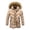 Khaki, variant on Vedolay Coat for Men Winter Hooded Warm Winter Overcoat Parka Jacket Thick Outerwear Khaki,L