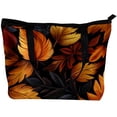 thumbnail image 2 of Thanksgiving Canvas Leather Mix Handbag Twill Sponge Jeanette 30x10.5x39cm 11.8x4.1x15.4in, 2 of 5