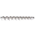 thumbnail image 2 of 10pcs  Nut Wrench Set 3/8'' Drive With Rail 10mm-19mm Sizes Assorted Size, 2 of 10