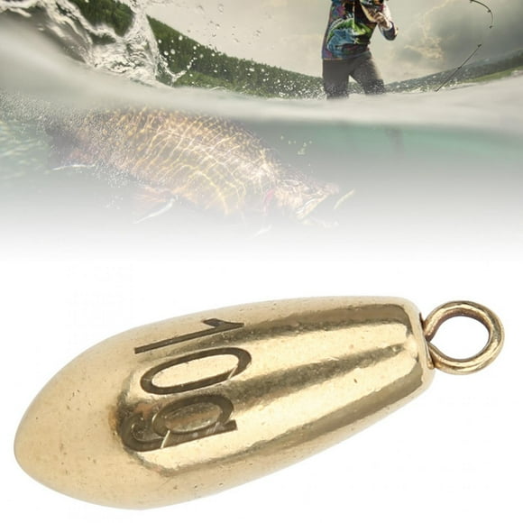 Fishing Equipment,10PCS Alloy Copper Gold Rotation Fishing Weight Fishing Weight Sturdy Construction